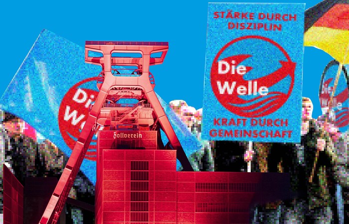 Literaturkurs spielt "Die Welle"